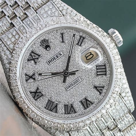 rolex 36mm diamond watch